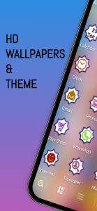 اسکرین شات 1 برنامه Blue light theme Wallpapers