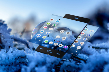 اسکرین شات 1 برنامه White Icon Theme