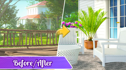 اسکرین شات 2 بازی Home Makeover Game - My House