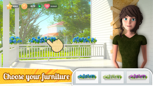 اسکرین شات 4 بازی Home Makeover Game - My House