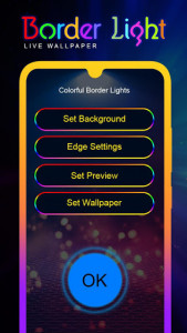 اسکرین شات برنامه Border Light Wallpaper - Edge Border Light 2020 2