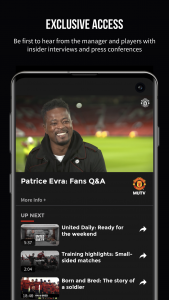 اسکرین شات برنامه MUTV – Manchester United TV 8
