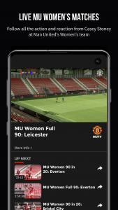 اسکرین شات برنامه MUTV – Manchester United TV 3