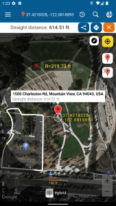 اسکرین شات 5 برنامه Map coordinate