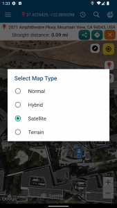 اسکرین شات 4 برنامه Map coordinate