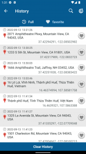 اسکرین شات 2 برنامه Map coordinate