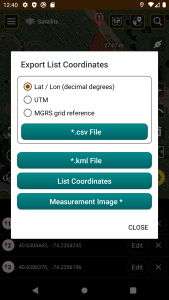 اسکرین شات برنامه Measure map 7