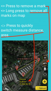 اسکرین شات برنامه Measure map 4