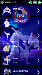 اسکرین شات برنامه Karate WKF 1