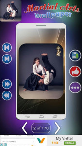 اسکرین شات برنامه Martial Arts Wallpaper 7