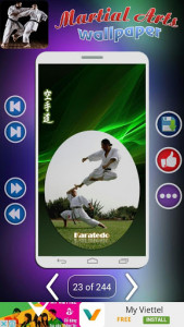 اسکرین شات برنامه Martial Arts Wallpaper 6