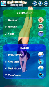 اسکرین شات برنامه Swimming Step by Step 1
