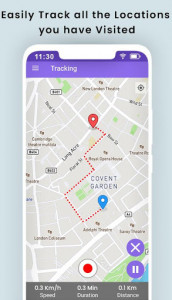 اسکرین شات برنامه GPS Tracking Route Planner & Maps Locator 1