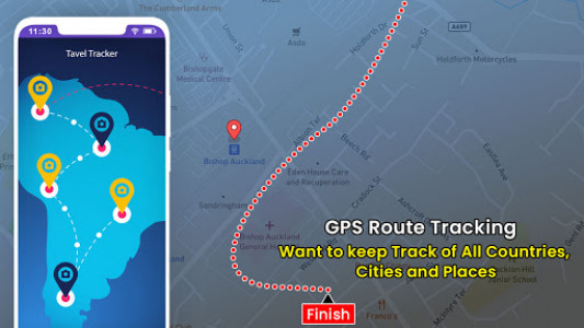 اسکرین شات برنامه GPS Tracking Route Planner & Maps Locator 8