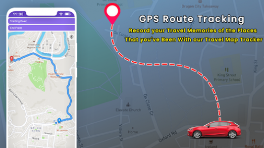 اسکرین شات برنامه GPS Tracking Route Planner & Maps Locator 4