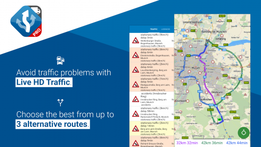 اسکرین شات 4 برنامه MapFactor Navigator Truck Pro
