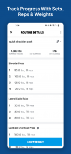 اسکرین شات 3 برنامه Map My Fitness Workout Tracker