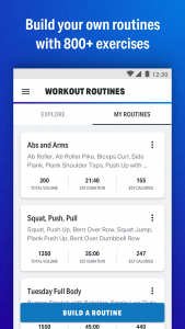 اسکرین شات برنامه Map My Fitness Workout Trainer 2