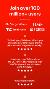 اسکرین شات 8 برنامه Map My Ride With GPS Tracker