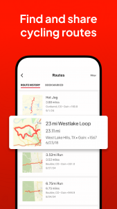 اسکرین شات برنامه Map My Ride With GPS Tracker 6