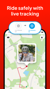 اسکرین شات 2 برنامه Map My Ride With GPS Tracker