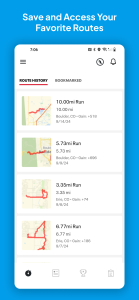 اسکرین شات 3 برنامه Map My Run GPS Running Tracker