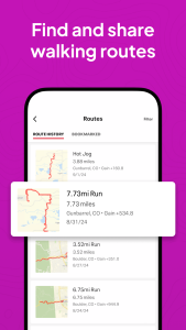 اسکرین شات 7 برنامه Map My Walk: Walking Tracker