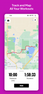 اسکرین شات برنامه Map My Walk: Walking Tracker 1