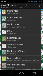 اسکرین شات برنامه GPS on ski map 7