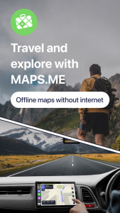 اسکرین شات 1 برنامه MAPS.ME: Offline maps GPS Nav