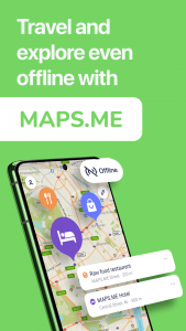 اسکرین شات برنامه MAPS.ME: Offline maps GPS Nav 1