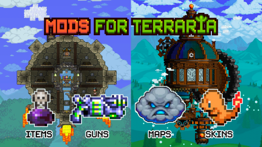 اسکرین شات برنامه Mods for Terraria - Map n Skin 1