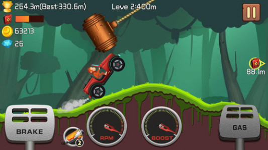 اسکرین شات بازی Jungle Hill Racing 6