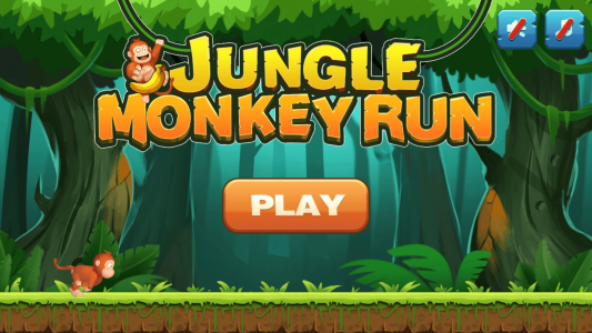 اسکرین شات بازی Jungle Monkey Run 1