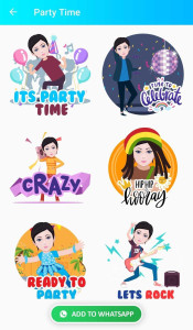 اسکرین شات 6 برنامه Avatar Sticker for WhatsApp
