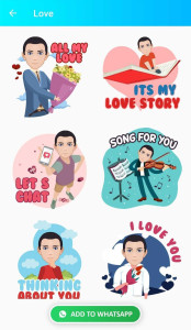 اسکرین شات 2 برنامه Avatar Sticker for WhatsApp