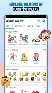 اسکرین شات برنامه Sticker Maker for WhatsApp 1