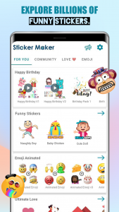 اسکرین شات 1 برنامه Sticker Maker for WhatsApp
