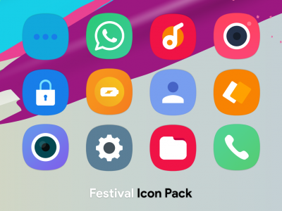 اسکرین شات برنامه Festival Icon Pack 3