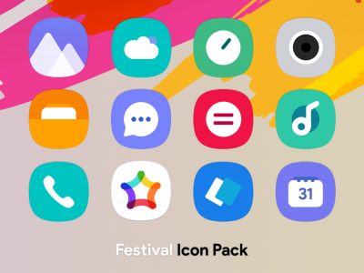 اسکرین شات برنامه Festival Icon Pack 1