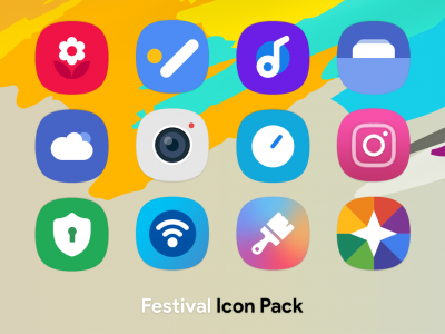 اسکرین شات برنامه Festival Icon Pack 2