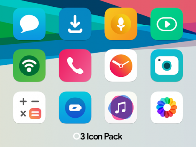 اسکرین شات برنامه O3 Free Icon Pack 3