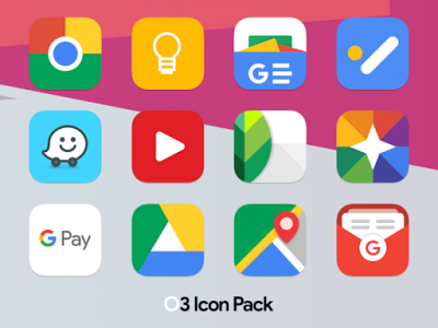 اسکرین شات برنامه O3 Free Icon Pack 4