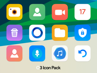 اسکرین شات برنامه O3 Free Icon Pack 2