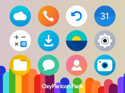 اسکرین شات برنامه OxyPie Icon Pack 1