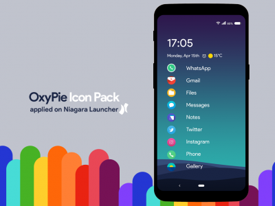 اسکرین شات برنامه OxyPie Icon Pack 5