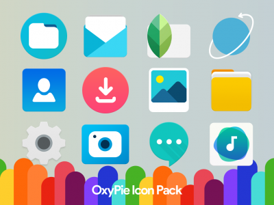 اسکرین شات برنامه OxyPie Icon Pack 3