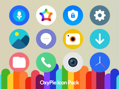 اسکرین شات برنامه OxyPie Icon Pack 2