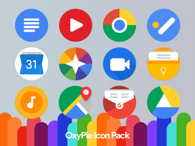 اسکرین شات برنامه OxyPie Icon Pack 4