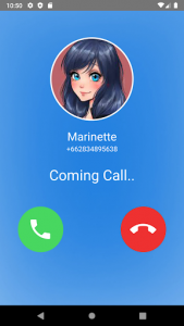 اسکرین شات بازی Marinette fake call 3